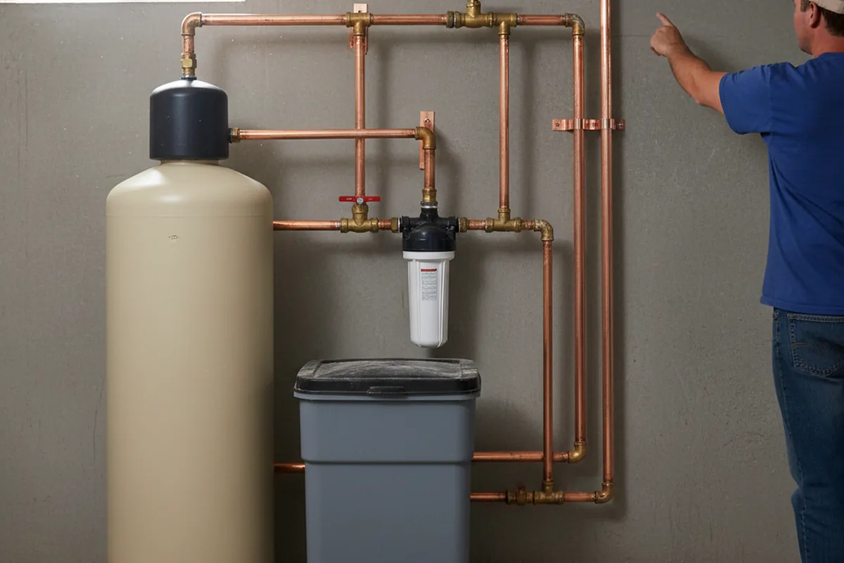 Whole-house water treatment system installed in Morganton